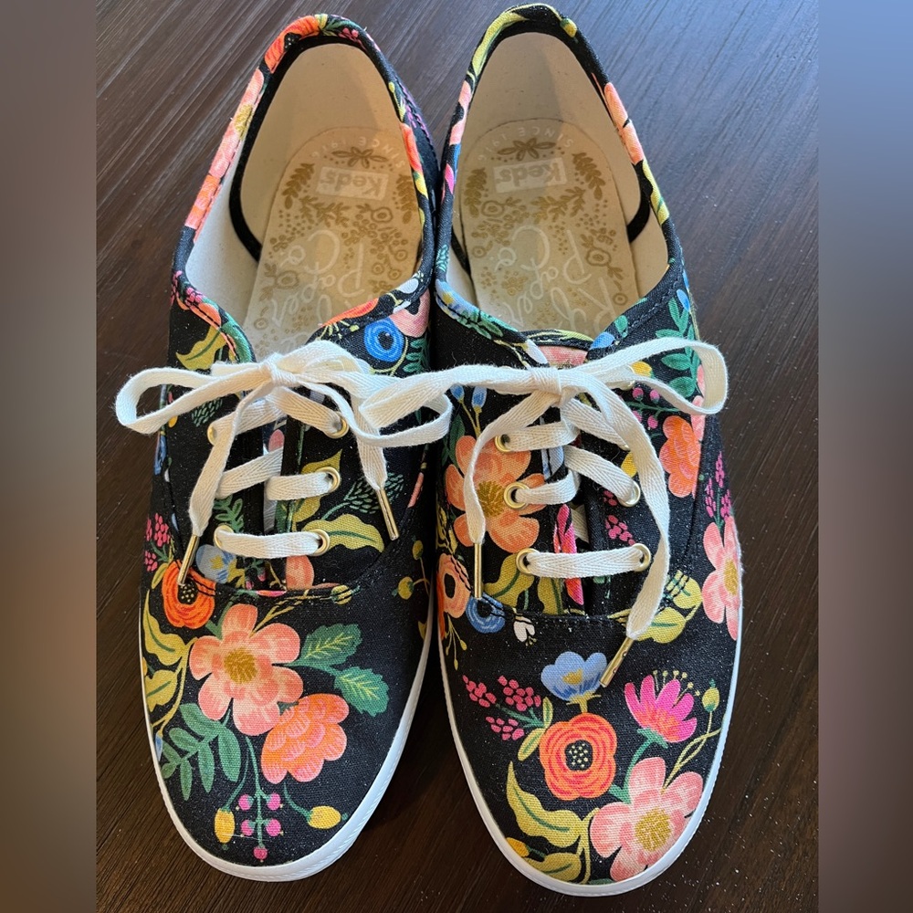 Keds Women's Floral Rifle Paper Co Canvas Sneakers